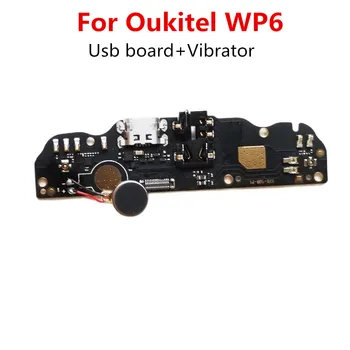 Nye Originale For Oukitel WP6 Smart Mobiltelefon USB-Bord Oplader Dock Dele Plug Oplader Port +Motor Vibrationer Vibrator