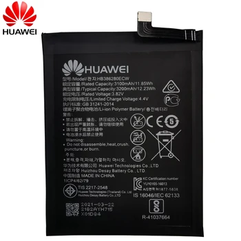 Nye Originale for Huawei HB386280ECW Genopladelige Li-ion-batteriet Til Huawei honor 9 P10 Ascend P10 3200mAh+Værktøjer Kits