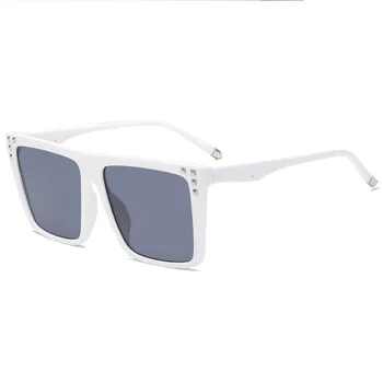 Nye Overdimensionerede Square Solbriller Vintage Kvinder Mode solbriller Design Sort Nuancer UV400 Mænd Luksus Mærke Mand Kvinde Oculo