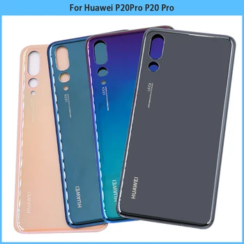 Nye P20 Pro Bageste Boliger Tilfældet For Huawei P20Pro P20 Pro Batteri Cover Døren Tilbage Cover Glas Udskiftning