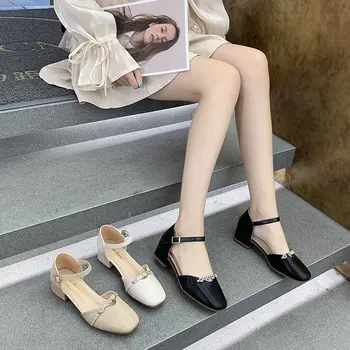 Nye Sommer Kvinder Elegante Sandaler, Hæle Spænde Remmen Mode Sko Chaussure Femme Afslappede Piger, Kiler, Platform Shoes