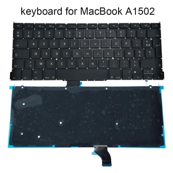 Nye azerty fransk baggrundsbelyst tastatur til Macbook Pro Retina 13.3