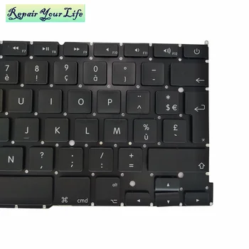 Nye azerty fransk baggrundsbelyst tastatur til Macbook Pro Retina 13.3