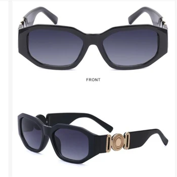 Nye metal-indrammet solbriller Små briller til kvinder Fritid luksus parasol