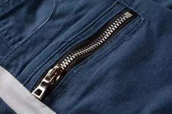 Nye mænd mandlige mode casual bukser blå denim shorts syning