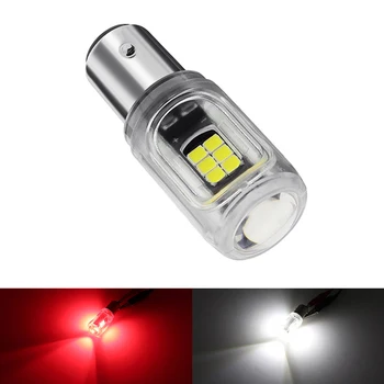 Nyeste P21W 21/5W 1156 1157 LED, BA15S BAY15D Super Lyse Plast, der er Omfattet DRL Omvendt Lampe blinklys Hale parkeringsbremsen Hvid