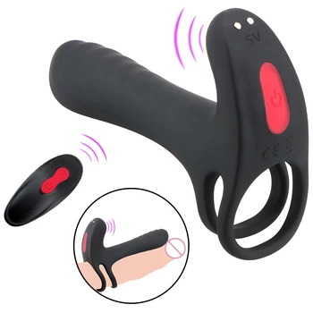 OLO Penis Ring Vagina, Klitoris Stimulering Par Vibrator G Spot-Forsinket Sædafgang Stimulere Orgasme Voksen Sex Legetøj