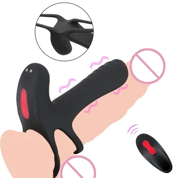 OLO Penis Ring Vagina, Klitoris Stimulering Par Vibrator G Spot-Forsinket Sædafgang Stimulere Orgasme Voksen Sex Legetøj