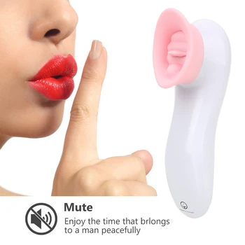 OLO Tunge Vibratorer Oral Sex Klitoris, Vagina, Klitoris Stimulator Nipple Sucker Sex Legetøj Til Kvinder 7 Hastigheder G-spot Massage
