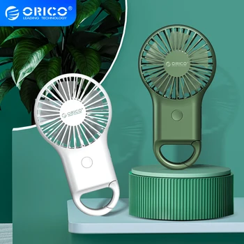 ORICO Bærbare USB-Fan Naturlige Vind Rejser Håndholdt Ventilator Sommeren Luften Køligere med spænde til Udendørs Små Silent Fan