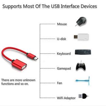 OTG Adaptere Micro USB-Micro-USB-Kabel Mandlige Vært For Kvindelige USB-OTG Kabel Ledning Adapter Android Fanen telefon Telefon Adaptere