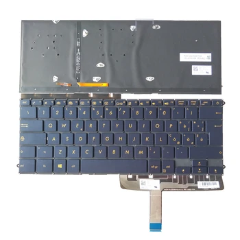 OVY DET KR KR LA PO laptop tastatur for ASUS ZenBook 3 Deluxe-UX490 UX490CA UX490UA UX490UAR med Baggrundsbelyst Latin Korea italienske KB