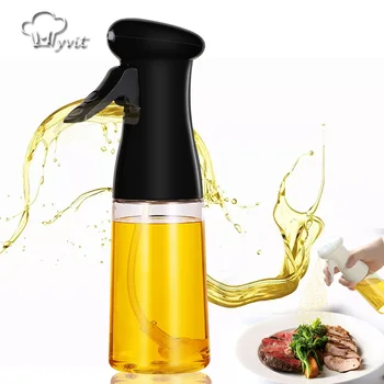 Olie Sprøjte til Madlavning 210ml Olivenolie Dispenser Flaske Spray Mister Bærbare Olie-Eddike Spray Flasker, Sprøjte til Køkken