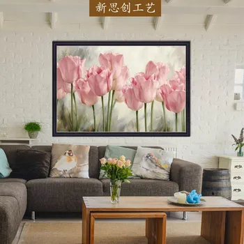 Olie maleri Galleri stue dekorative maleri blomster moderne simple soveværelse og spisestue hænger billede