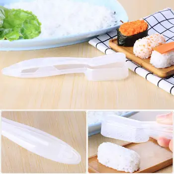 Onigiri Kit Ris Roller Skimmel DIY Ris Bolden Form Japansk Sushi Roll Kaffefaciliteter Kids Frokost Picnic Bento Bagning Indretning mould TSLM1