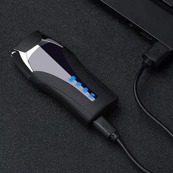 Oplad USB-Cigarettænder Oplader Lettere Plasma-Bue Induktion Vindtæt Elektroniske Ultra-Tynd Custom Metal Lettere