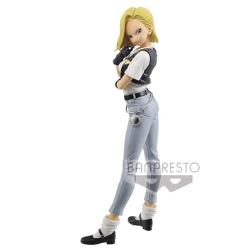 Oprindelige Banpres Dragonballz Figur Android-18 G&G Figur PVC-Action Model Legetøj Anime Tal