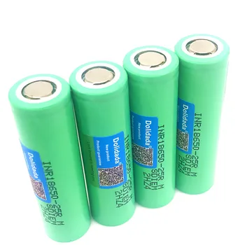 Oprindelige forSamsung 3,6 V 18650 2500mah INR18650 25R 2500mah 20A batteri ophugning lithium batterier skruetrækker lommelygte