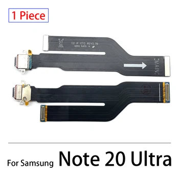 Original Oplader PCB Board Flex-For Samsung Note 20 / Note 20 Ultra USB-Port-Stik-Docken Oplader Kabel-Flex