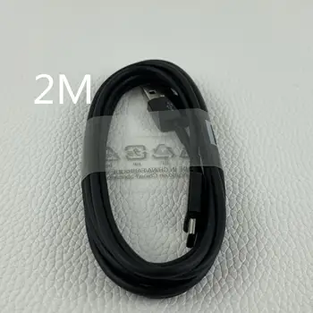 Original Samsung Black 25CM/1/1.5/2M /3M 2A USB Type C Travel Hurtig Opladning Kabel Til Galaxy A52 A32 W21Z Klip-Klap M30s A90