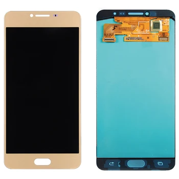 Original Super AMOLED LCD-for Samsung Galaxy C7 C7000 LCD-Displayet Tryk på Digitizer Assembly C7 SM-C7000 LCD-Reservedele