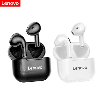 Originale Lenovo LP40 TWS Trådløse Bluetooth-5.0 Øretelefoner Dual Stereo støjreduktion Headset Øretelefoner Med Mikrofon, Hovedtelefoner