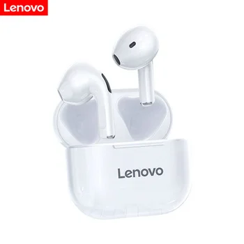 Originale Lenovo LP40 TWS Trådløse Bluetooth-5.0 Øretelefoner Dual Stereo støjreduktion Headset Øretelefoner Med Mikrofon, Hovedtelefoner