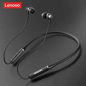 Originale Lenovo XE05 Bluetooth5.0 Trådløse Headset Vandtæt Sport Ørepropper med Noise Cancelling Mikrofon Magnetiske Neckband Hovedtelefoner