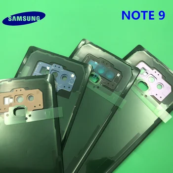 Originale NYE note9 Bag Batteriet Dør Tilfælde Samsung Galaxy Note 9 N960 N960F N9600 Tilbage glashus Dække Lim +Kamera Glas