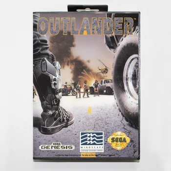 Outlander 16bit MD Game Card Til Sega Mega Drive/ Genesis med en Retail Box
