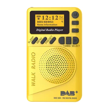 P9 Mini-Radio, DAB-Radio FM-Digital Demodulator Indbygget Højttaler Bærbare MP3-Afspiller Til at Gå Kører Trænings-og Fritid