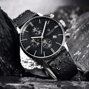 PAGANI DESIGN, Mode Mænd Ure Quartz Sports Chronograph Top Mærke Luksus Armbåndsur i Rustfrit Stål ure til mænd 2020 Ny