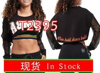 PASSER FUNKY Dame Strikket bomuld tøj zum fitness tøj tshirt toppe mesh t-shirt T2395