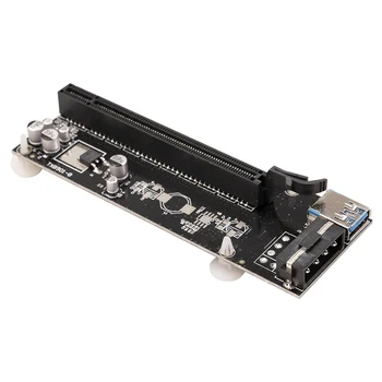 PCI-E port til PCI Express-1x til 16x Extender Riser Bord-Kort USB 3.0 Adapter med SATA 4-Pin Power-kabel USB-Kabel Til Miner