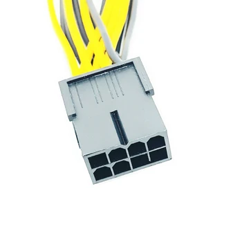 PCI-Express PCIE-8 Pin til Dual 8 (6+2) Pin VGA Grafisk Video Card Adapter Power Supply Kabel-20cm for BTC Bitcoin Miner Minedrift