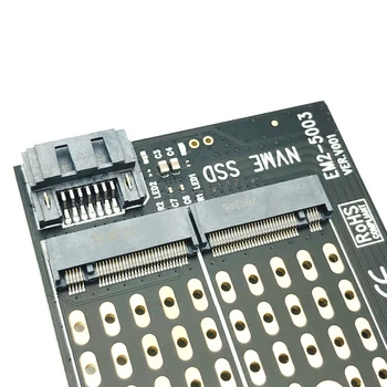 PCI Express-PCIE-til M2-Adapter NVME SATA M. 2 SSD PCIE-Adapter NVME/SATA M2 PCI-E-Adapter SSD M2 til SATA-PCI-E-Kort-M-Tasten + B-Tasten