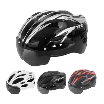 PROMEND cykelhjelm Med Aftagelig Magnetisk Beskyttelsesbriller Integreret Støbning Sikkerhed Hat EPS Unisex Udendørs Cykling Udstyr