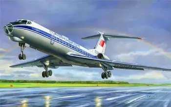 Passager fly Tu-134B Tupolev Aeroflot Sovjetunionen at tage ud boligindretning, Lærred, Plakat