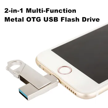 Pendrive 128GB 256 GB iPhone, USB-Flash-Drev OTG 32GB 16G Pendrive 3.0 Cle Usb-Flash-Drev 64GB Til iPhone /Android/Tablet PC