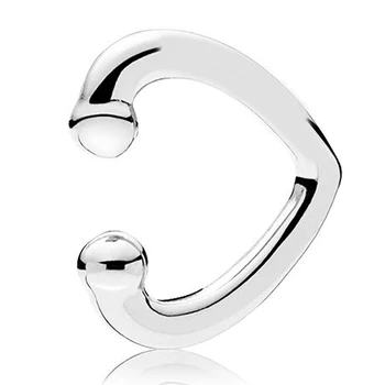 Perlerække Af Sølv Perler Knyttede Hjerter Symbol På Kærlighed Kløver-Og Ladybird 925 Sterling Sølv Øreringe Til Kvinder Mode Smykker