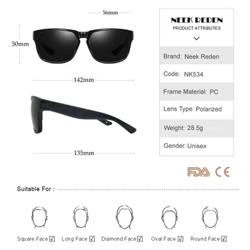 Pladsen Mænd, Solbriller, Polariserede Uv400 Høj Kvalitet Sunglasess For Fiskeri Retro Kvinder Rave-Party Briller oculos de sol masculino