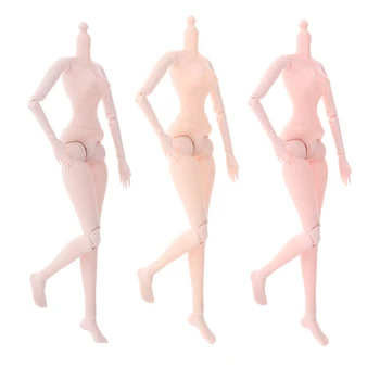 Plast 1/3 Bold Ende Dukke Kvindelige Krop Model - 60cm 21 Leddene Pige Dukke - Uden Hoved - 3 Skin Farver