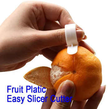 Plast Frugt Skrællekniv Orange Let Pålægsmaskine Citron Cutter Citrus Peeling Machine I-Hot