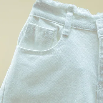 Plus Størrelse M-5XL Kvinder er denim shorts 2021 Sommeren Løs mode sexet ny slank super høj talje bred ben hot Sort Hvid Mini Jean