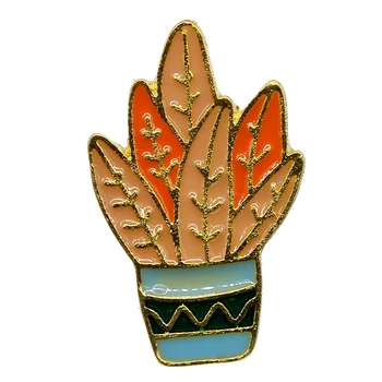 Potteplante Rainbow Emalje Pins Brugerdefinerede Kaktus Kat Brocher Rygsæk Shirt Revers Pin-Badge Mode Tegnefilm Smykker Børn