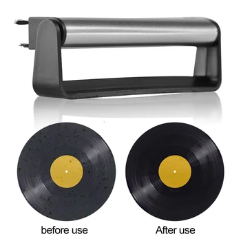 Praktiske vinylplade Børste antistatisk Carbon Fiber Børster Antikke Grammofon rensebørste til Pladespiller LP Rekord