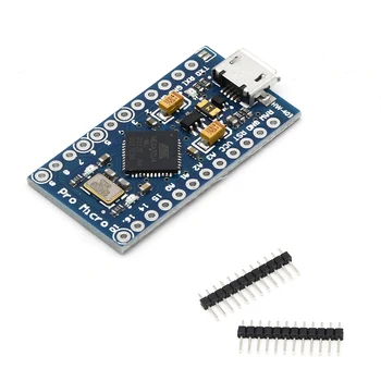 Pro Micro ATMEGA32U4 5V 16M 3.3 V 8M Modul Controller Board Bundkort med Bootloader Mini USB-Interface til Arduino