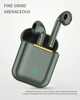 QHCMAX TWS Fone Bluetooth-Hovedtelefoner, Stereo Sandt, Hovedtelefoner, Trådløse Høretelefoner I Øret Håndfri Hovedtelefoner Øre-Knopper Til iPhone