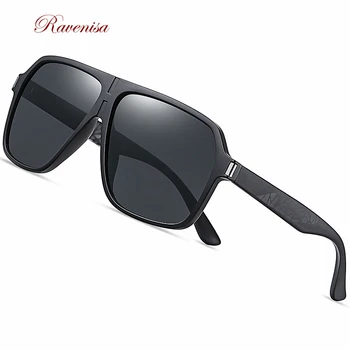 RAVENISA Mode TR90 Solbriller Til Mænd, Kvinder 2020 Oversize Polariserede solbriller Kørsel Udendørs Goggle UV400