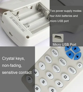 RFID-Kopimaskine-ID, IC-fullband frekvens Læser Forfatter kopi M1 13,56 MHZ Duplikator Programmør USB NFC UID Tag nøglekort